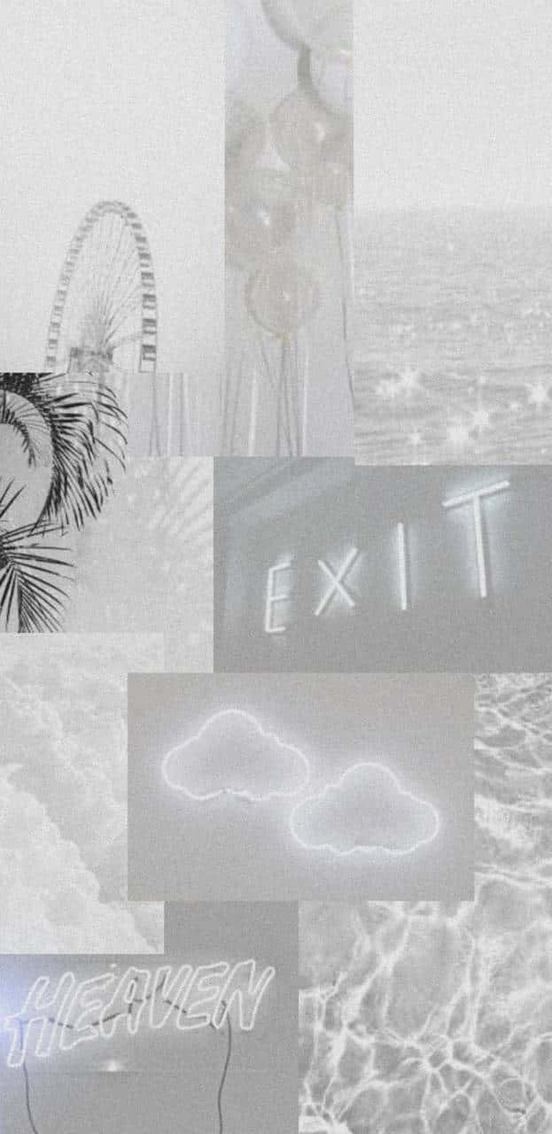En smuk minimalistisk hvid æstetik, der bringer ro i dit hjem. Wallpapers
