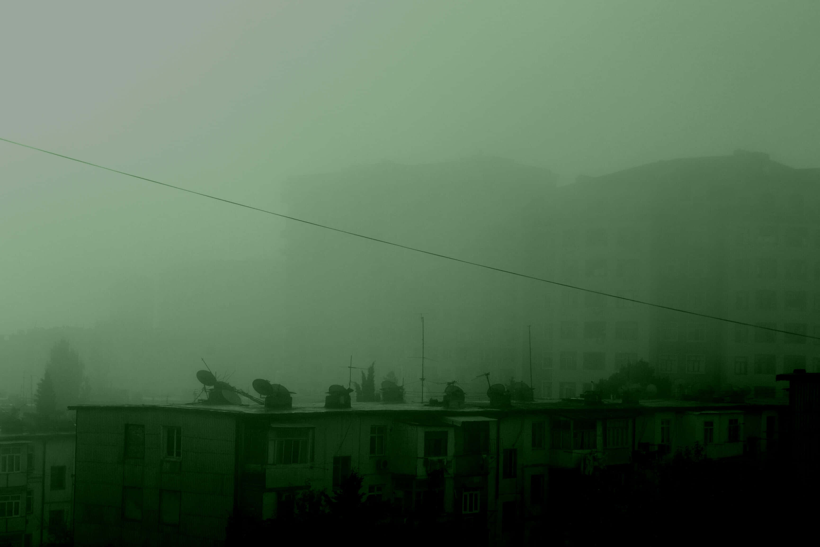 En smuk mørkegrøn æstetik Wallpapers