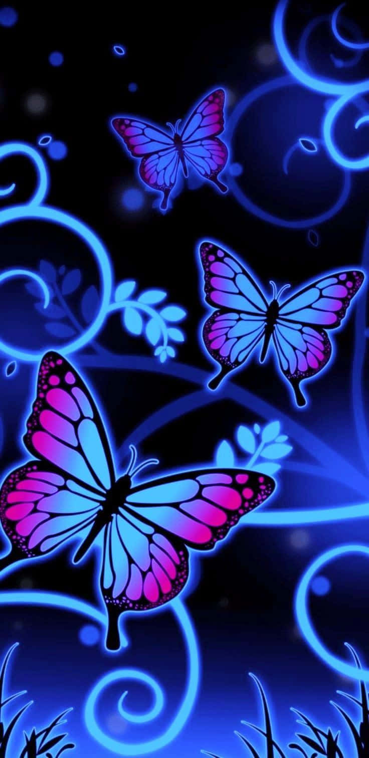 En smuk og levende æstetisk sommerfugl, perfekt til ethvert tapet eller billede. Wallpapers