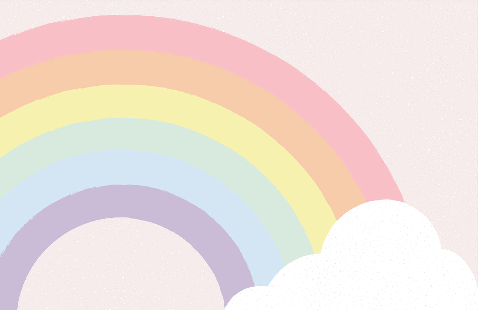En smuk pastelregnbue til at lyse din dag op Wallpapers