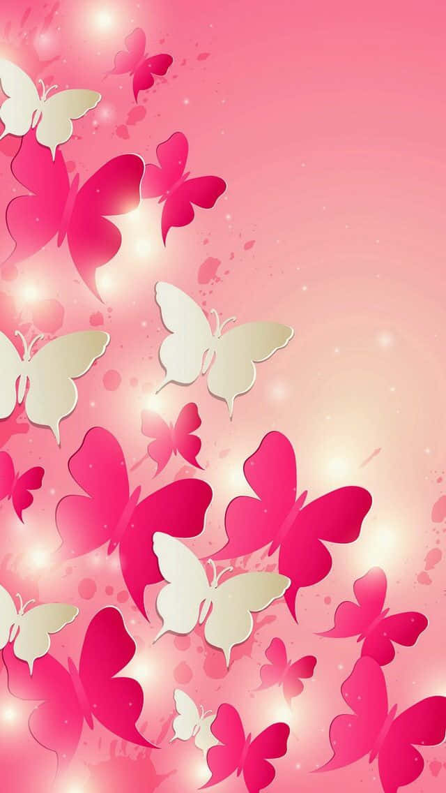En smuk sommerfugl hviler sine vinger på en farverig blomst Wallpapers