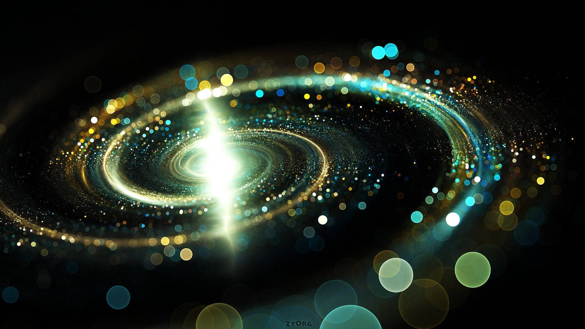 En spiralgalakse, der udforsker videnskabens univers Wallpapers