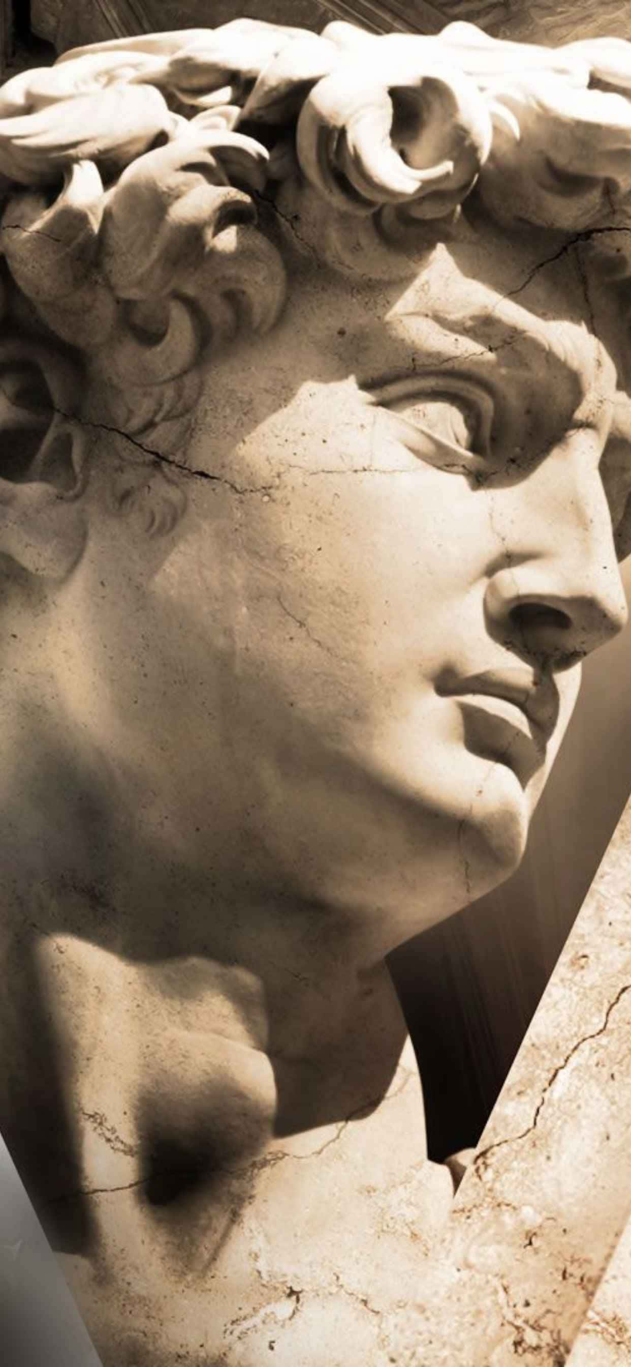 en statue af en mand med et hoved Wallpapers