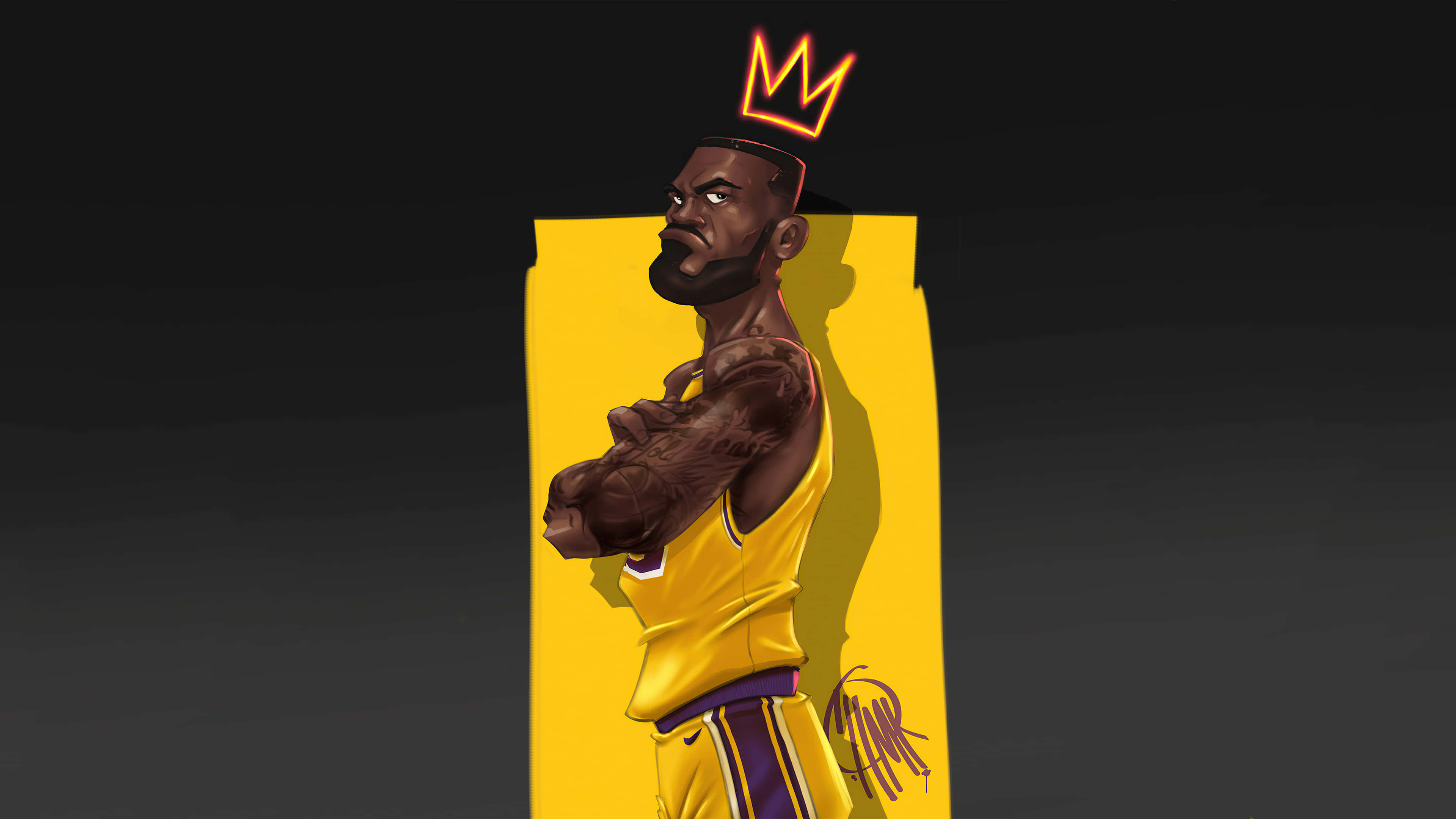 En studie basketballbane i 4K-opløsning Wallpapers