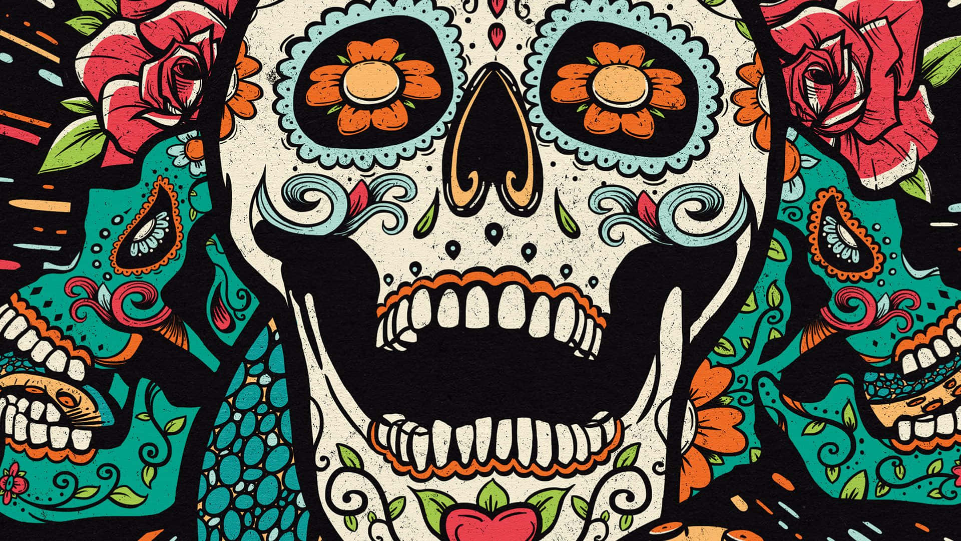 En ung latinamerikansk pige tager sig tid til at nyde naturen og solskinnet. Wallpapers