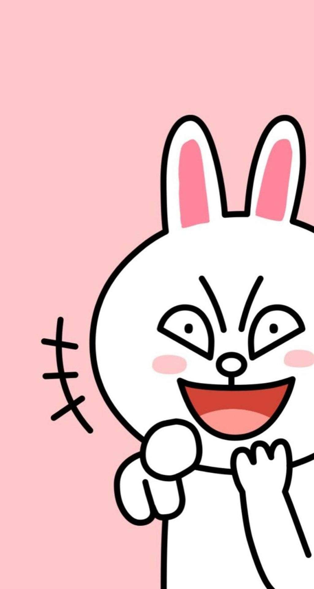 En yndig grinende Cony Wallpapers