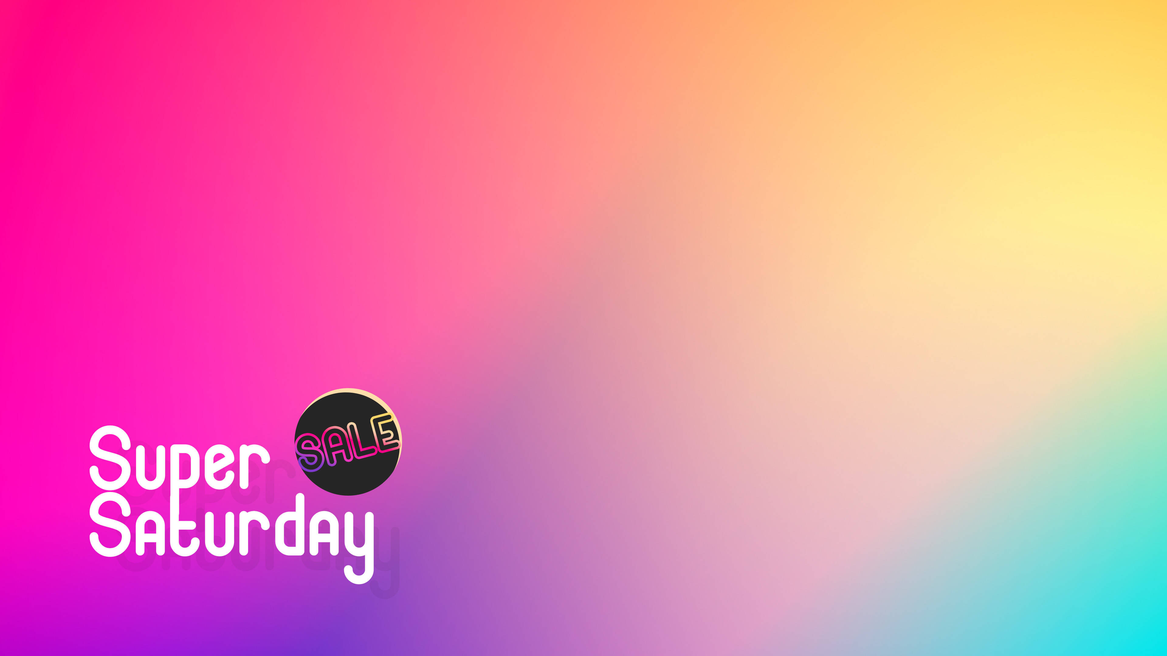 Energisk Super Lørdag Udsalg! Wallpapers