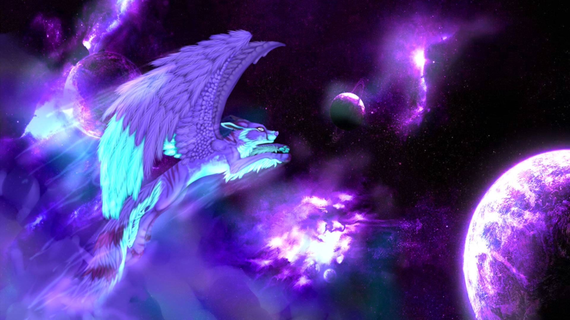 Englehunden i det søde galakse Wallpapers