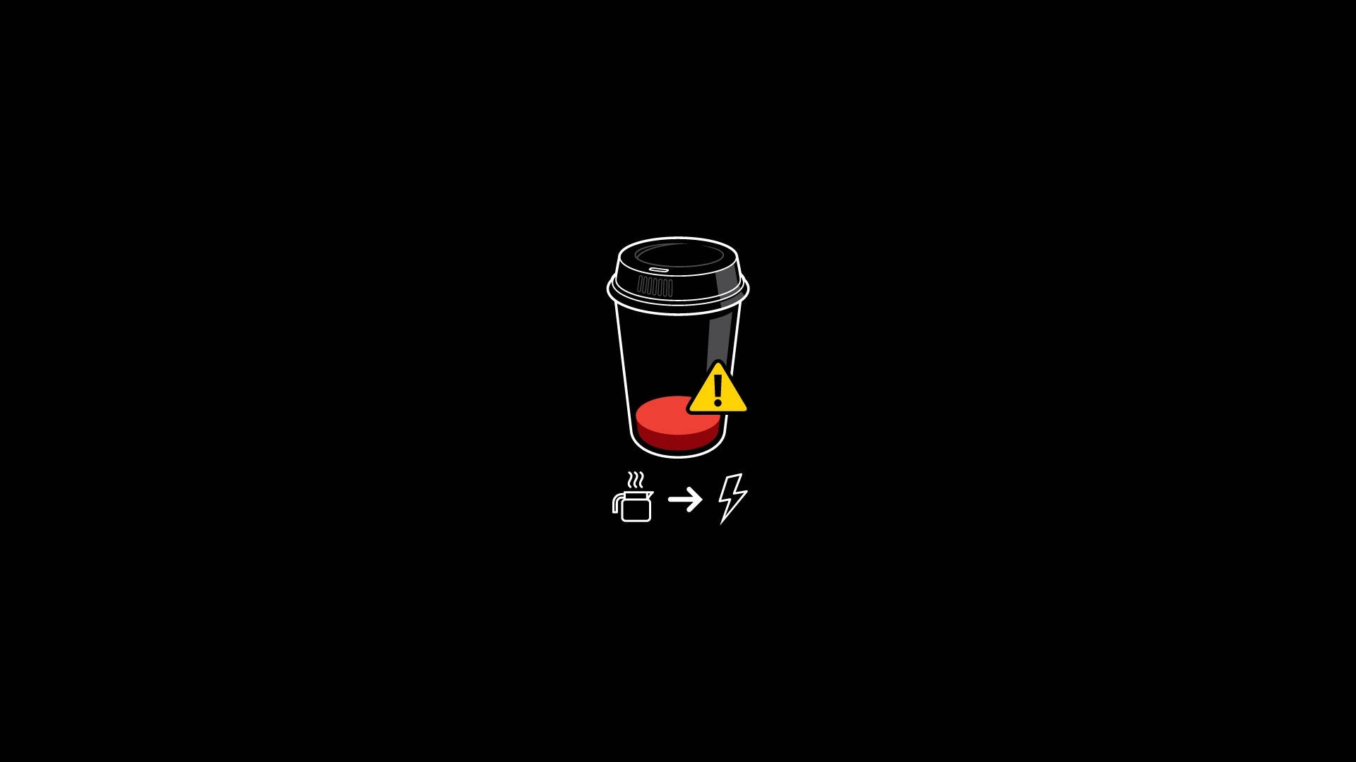 Enkel æstetisk kaffebatteri Wallpapers