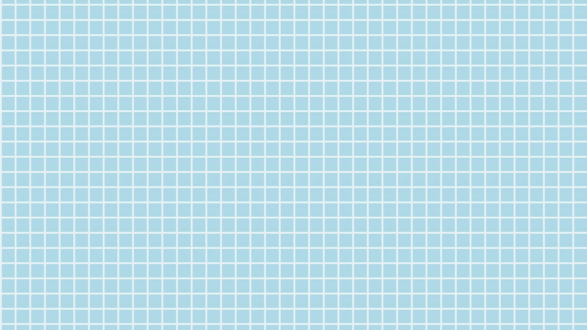 Enkel blå æstetisk ternet mønster Wallpapers