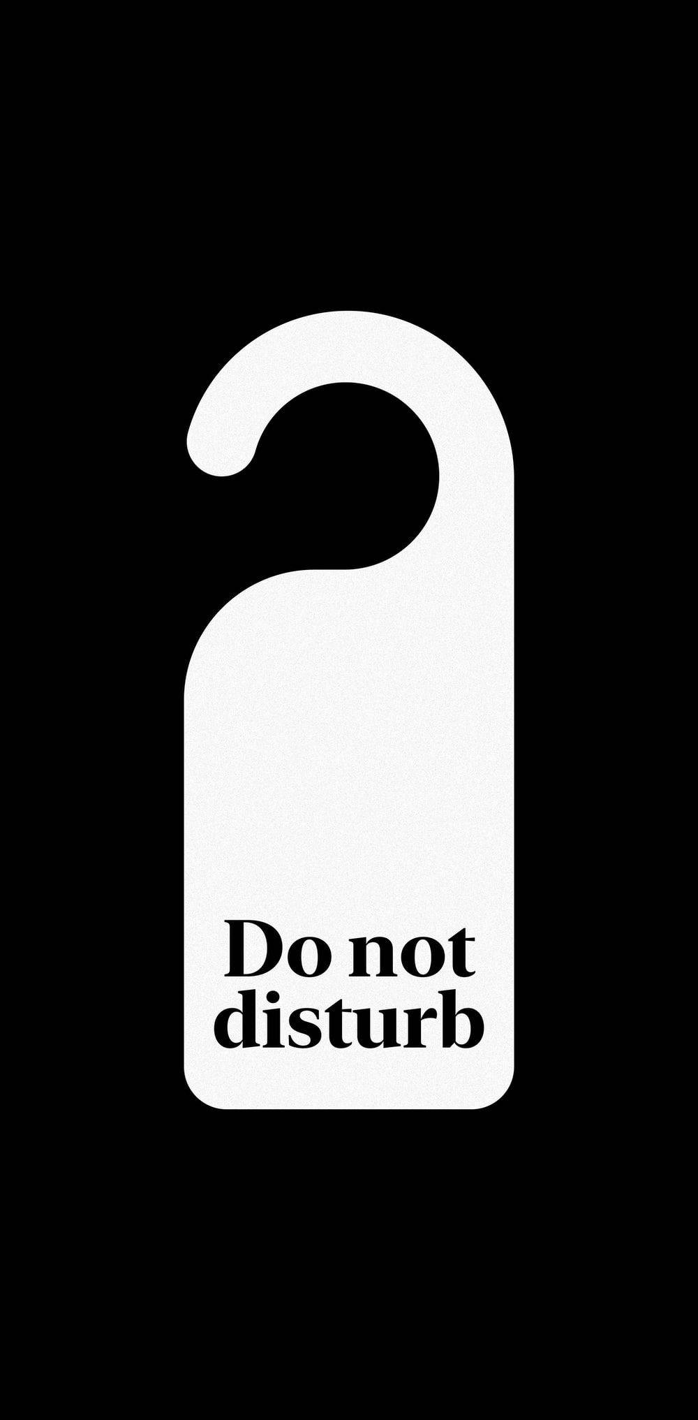 Enkel Forstyr Ikke-skilt til dør Wallpapers