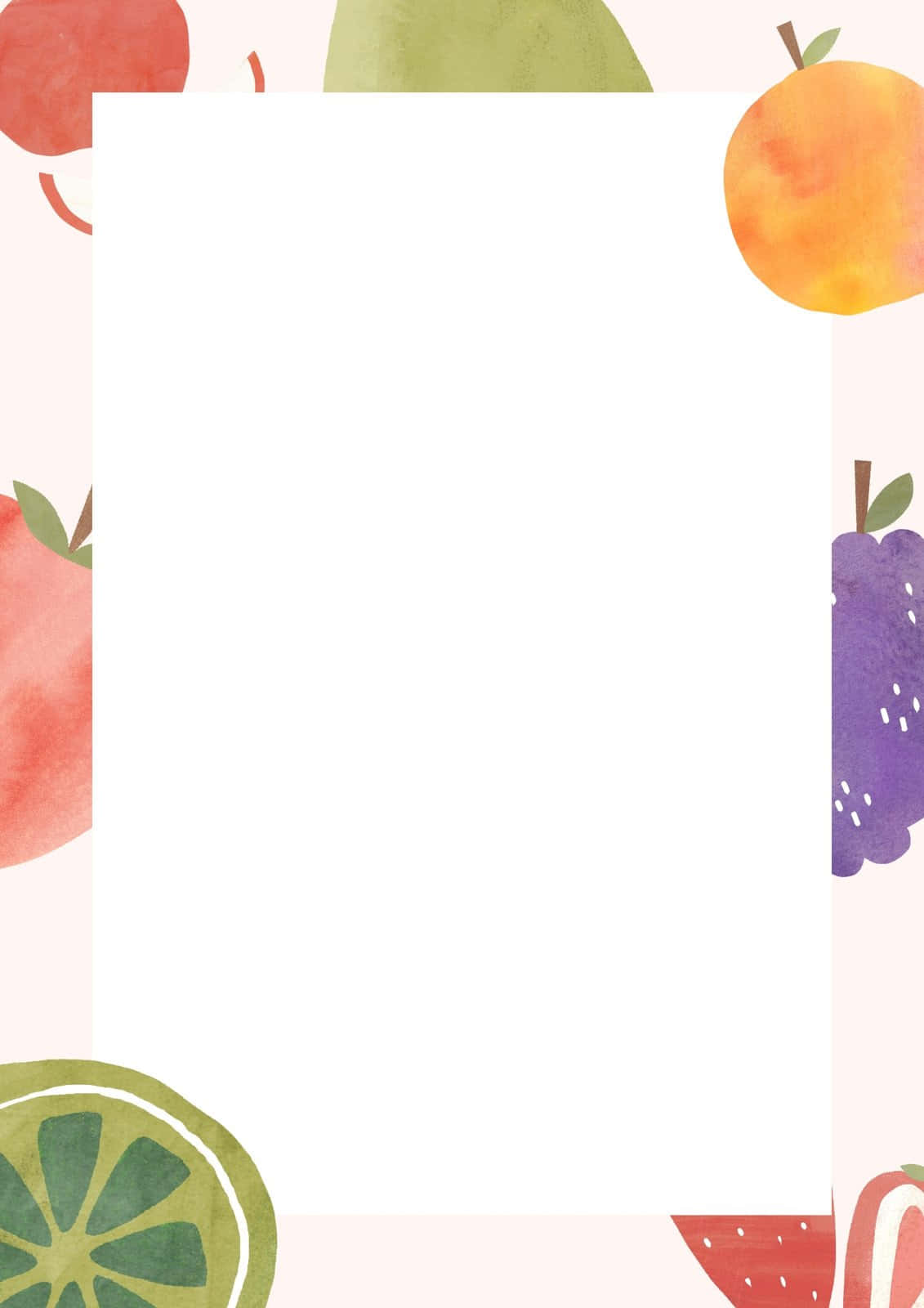 Enkel frugtramme baggrund Wallpapers