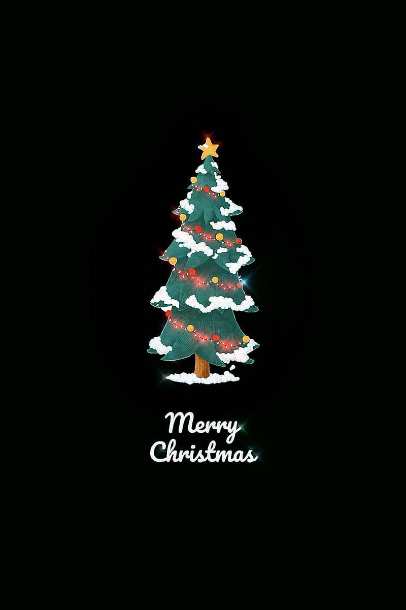 Enkel glædelig jul Wallpapers