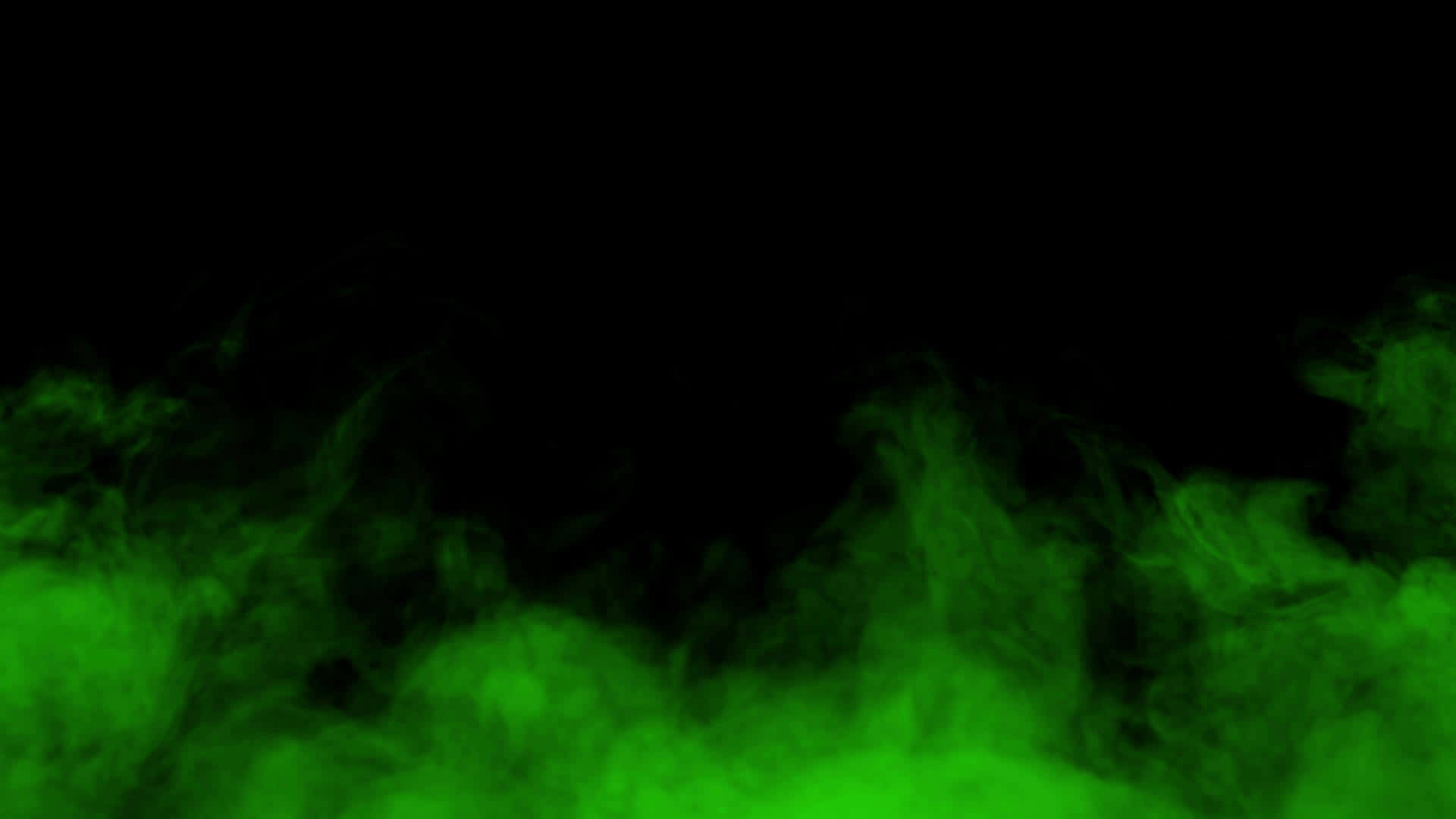 Enkel ild med grøn røg Wallpapers