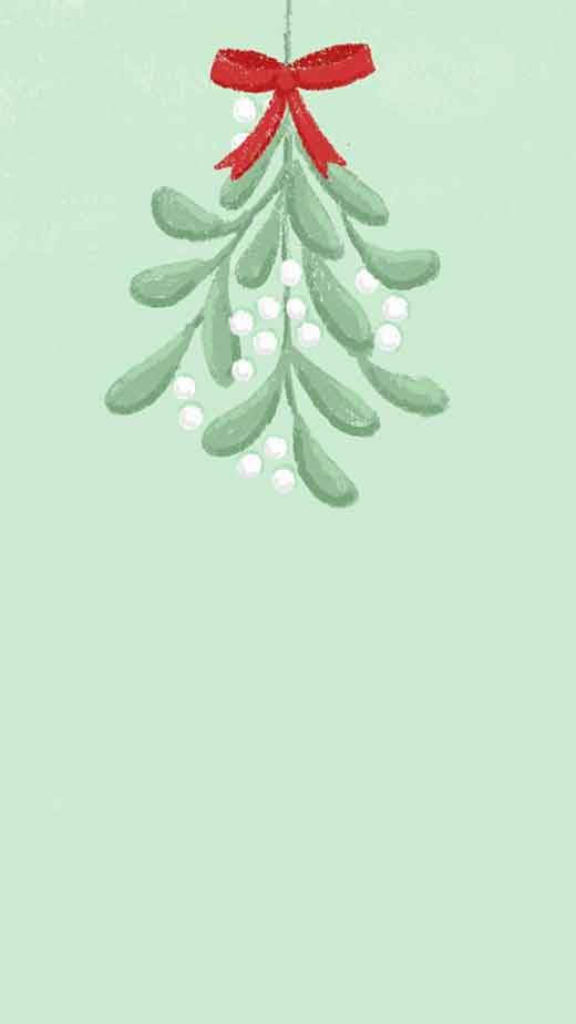 Enkel julemistelten Wallpapers