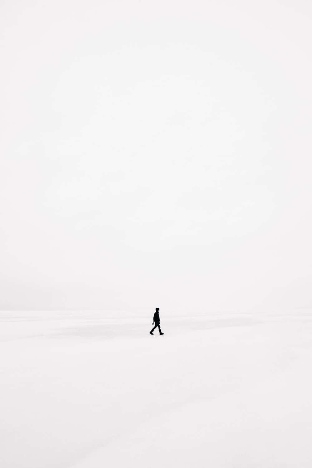 Enkel og elegant hvid æstetik Wallpapers