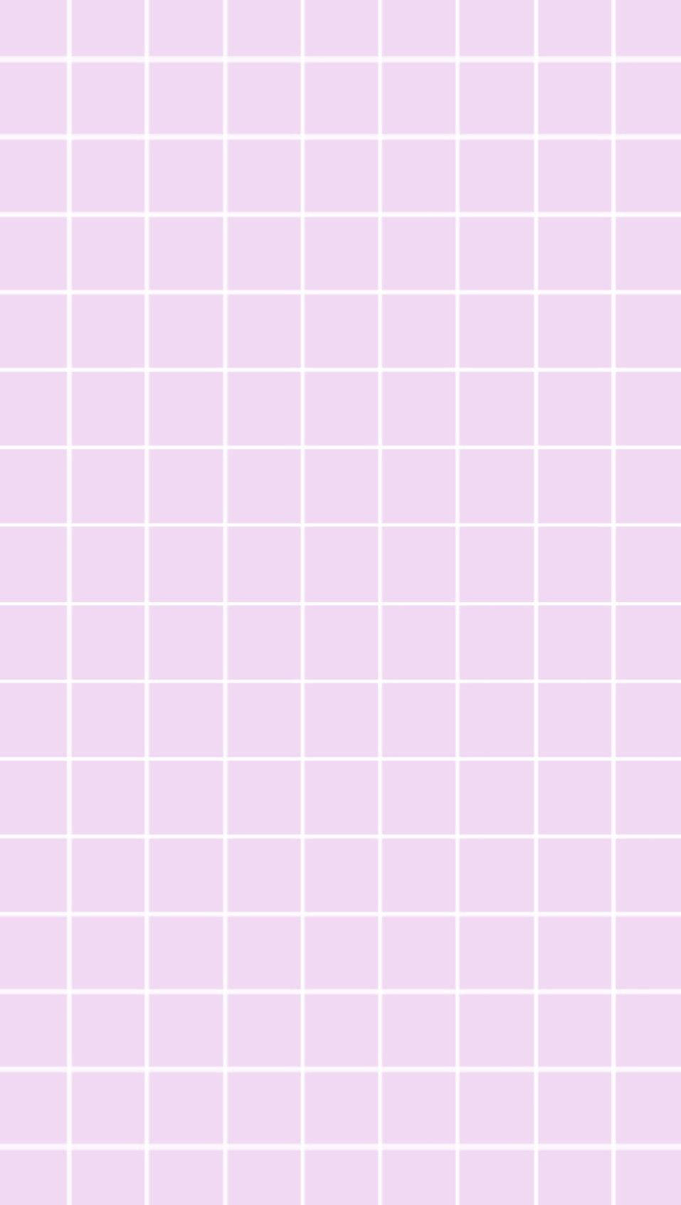 Enkel pink og hvid gitter æstetik Wallpapers