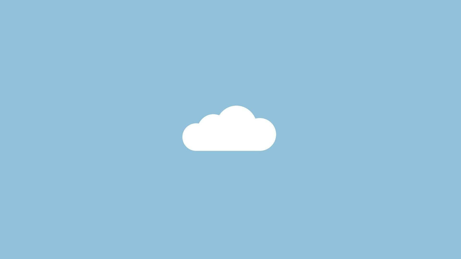 Enkel æstetisk hvid sky Wallpapers