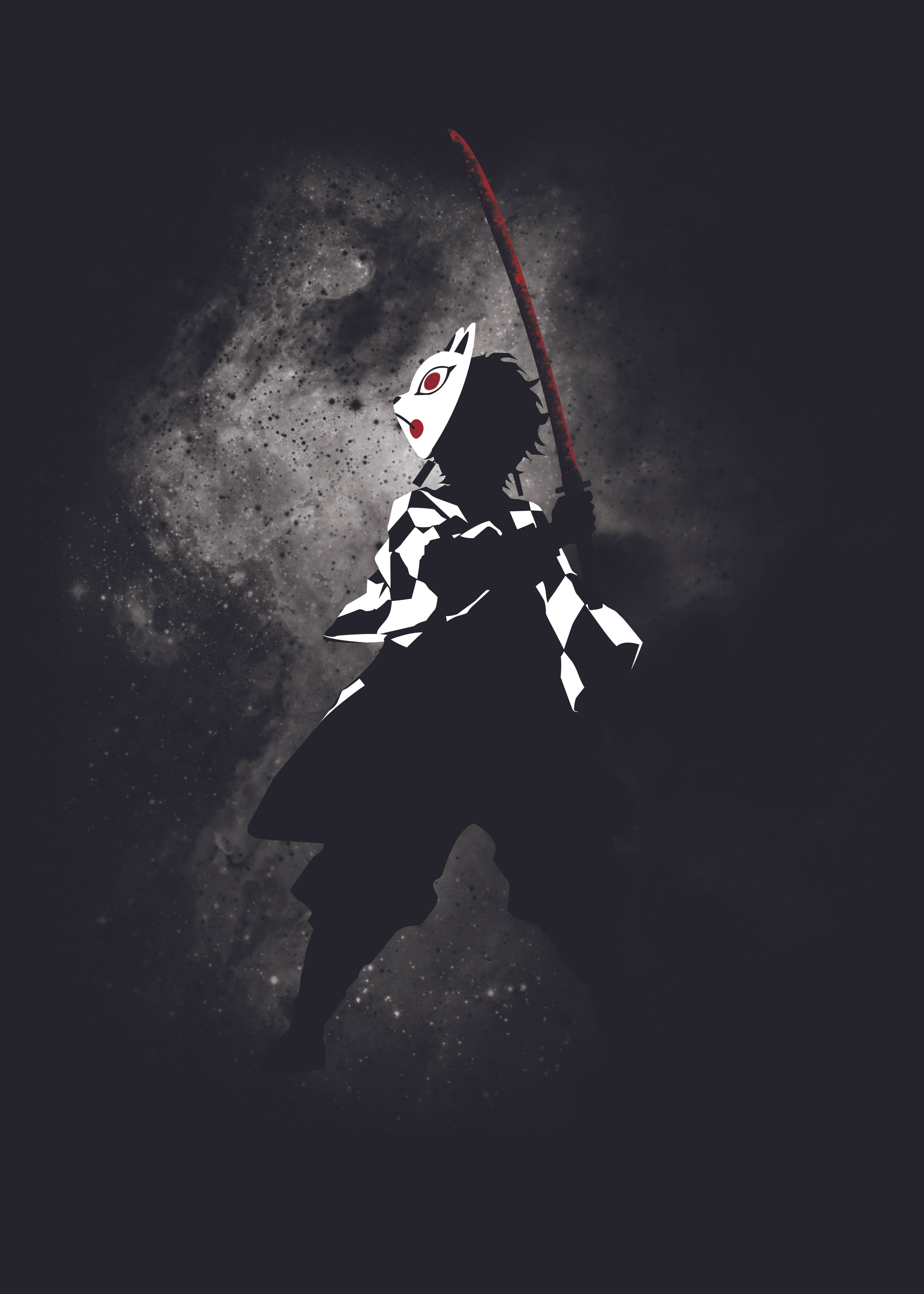 Enkel Tanjiro Kamado Baggrund Wallpapers