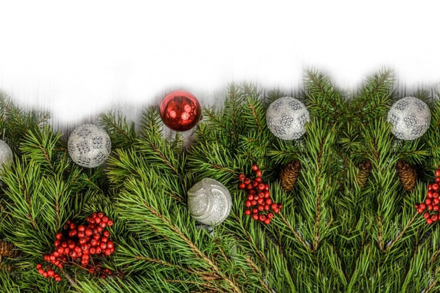 Enkle julekugler på fyr Wallpapers