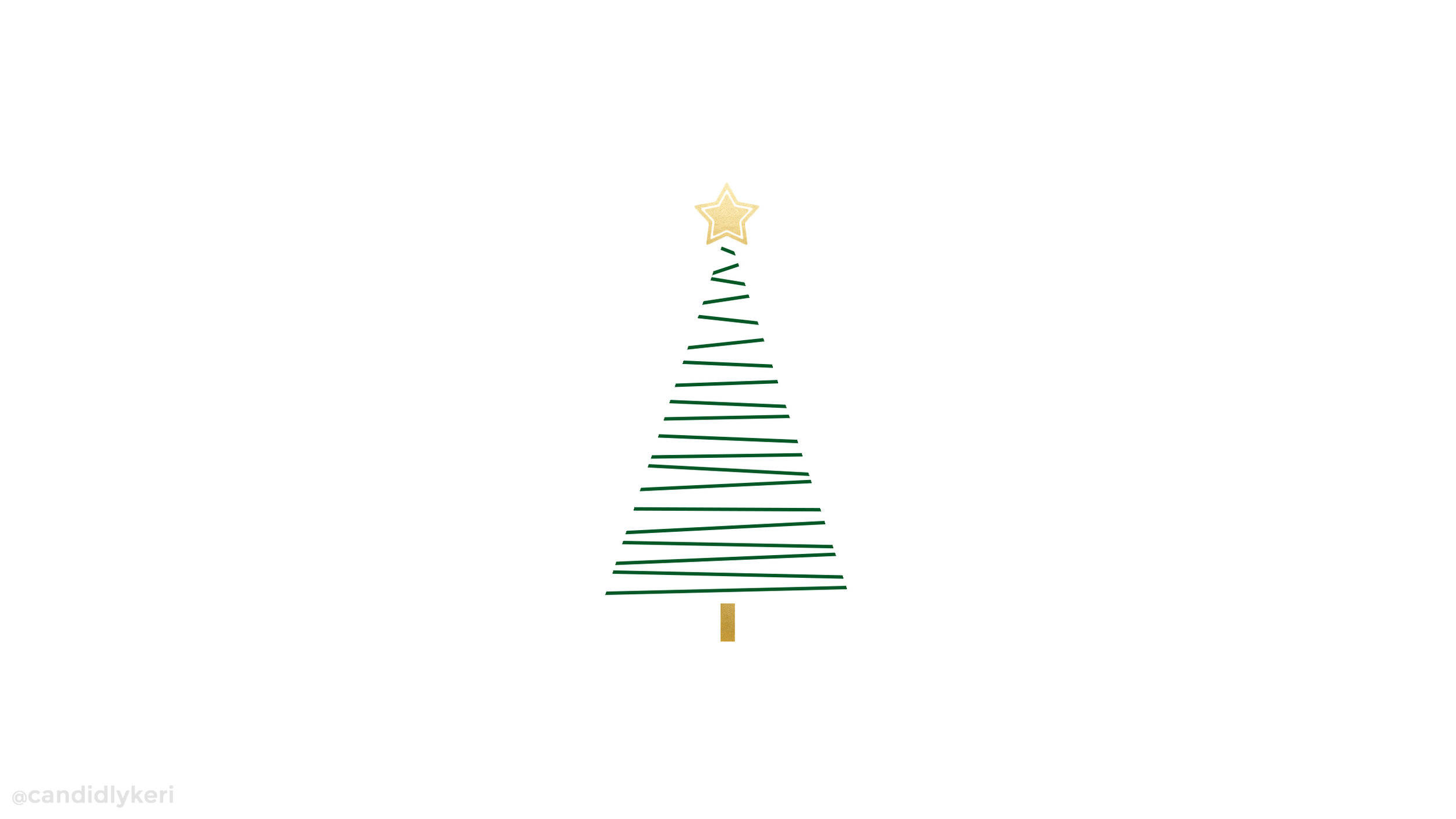 Enkle juletræssnoer Wallpapers