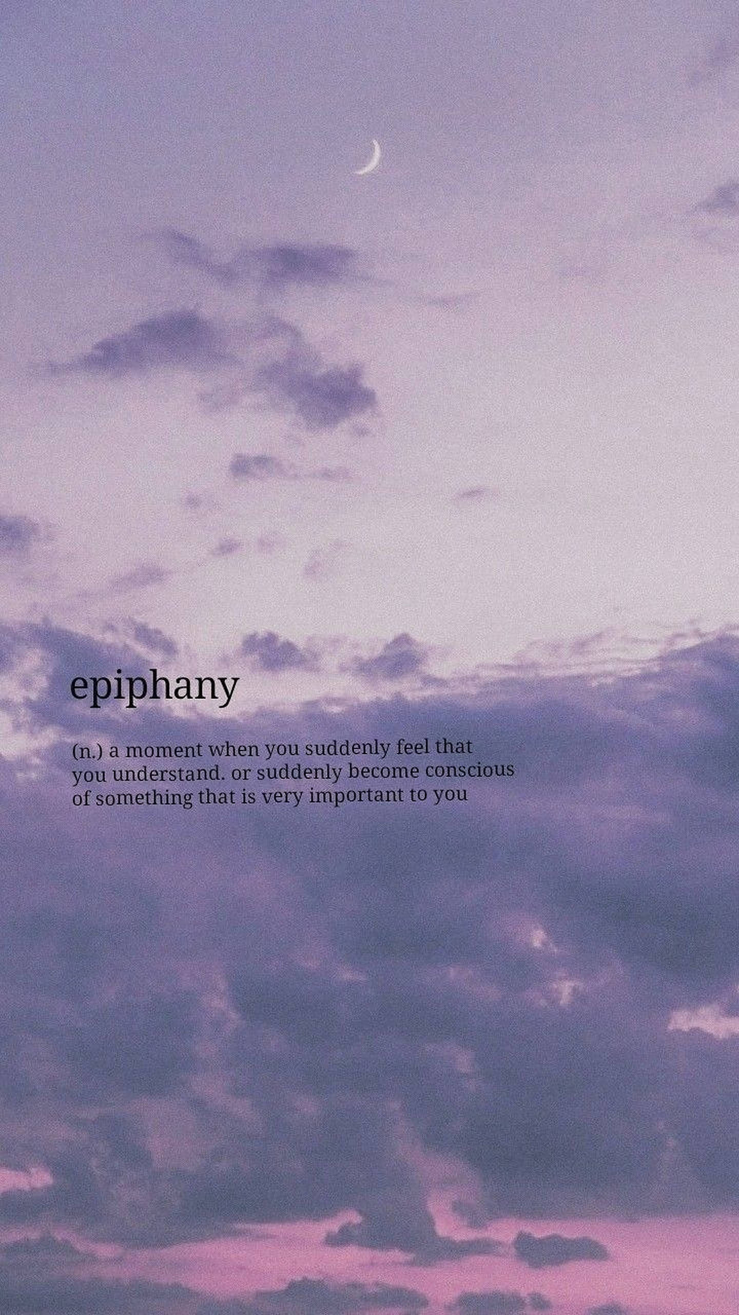 Epiphany æstetiske ord Wallpapers
