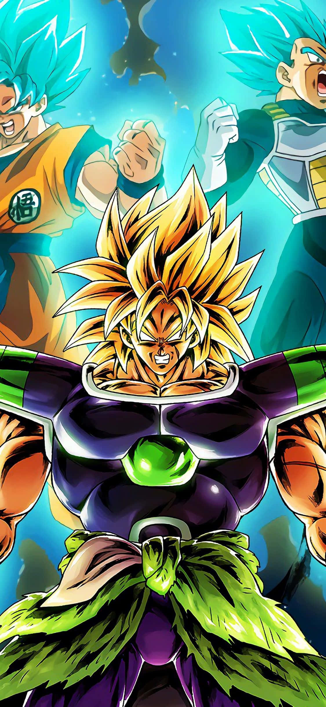 Episk kamp: Goku og Vegeta Wallpapers