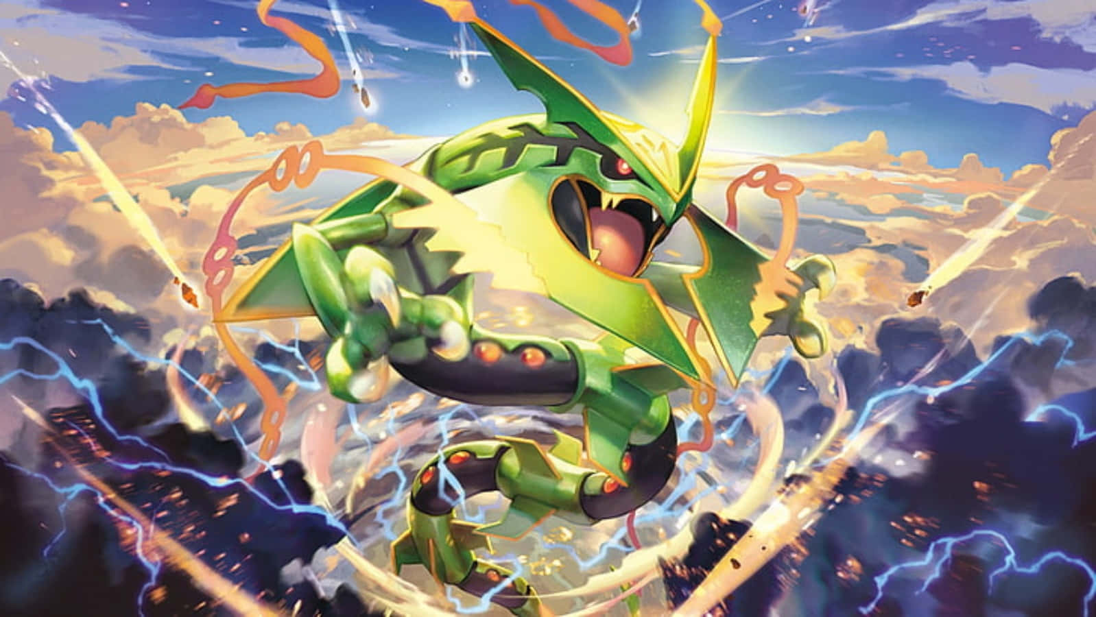 Episk kamp mellem legendariske Pokémon Wallpapers