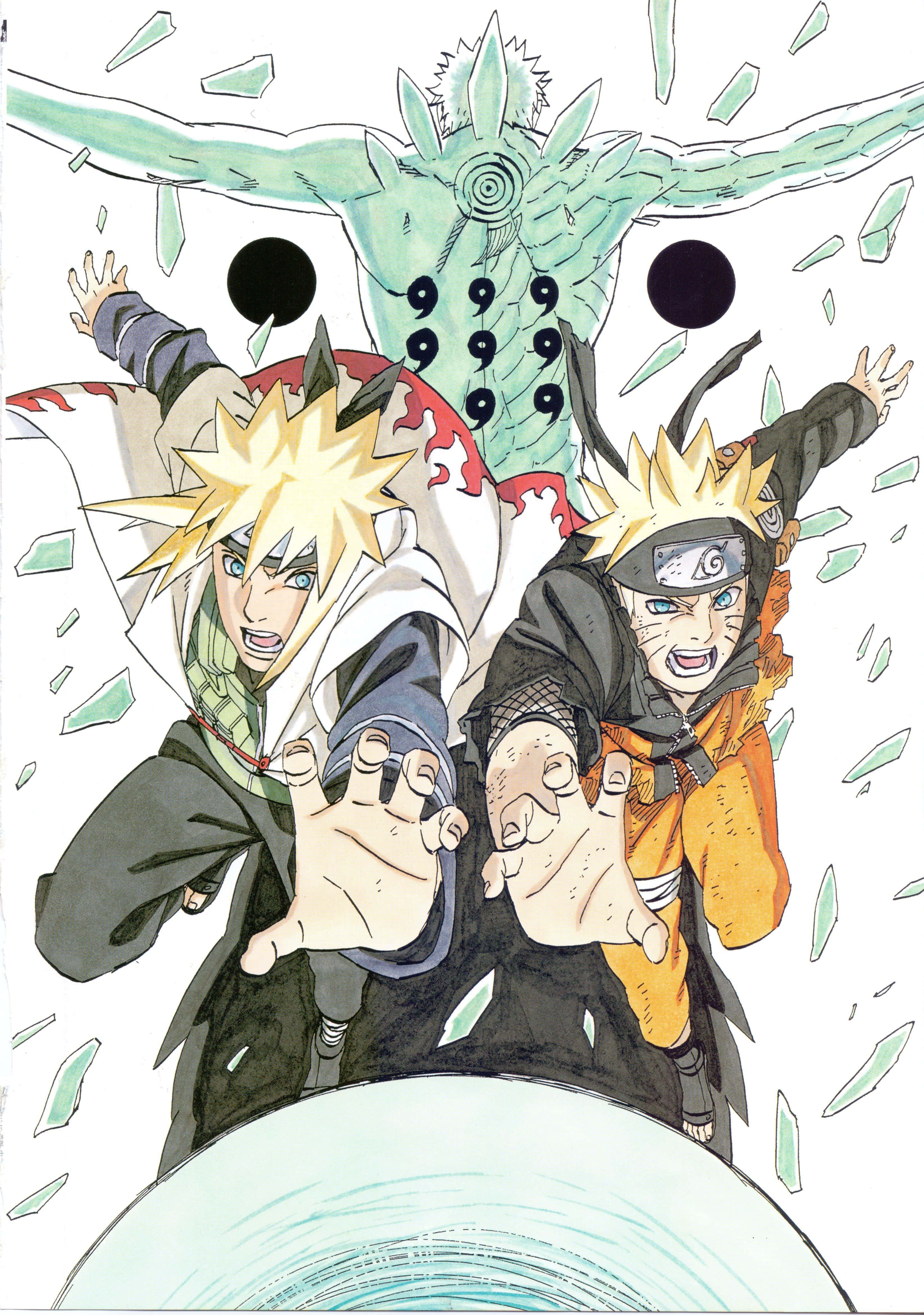 Episk Naruto Uzumaki Telefonbaggrund Wallpapers