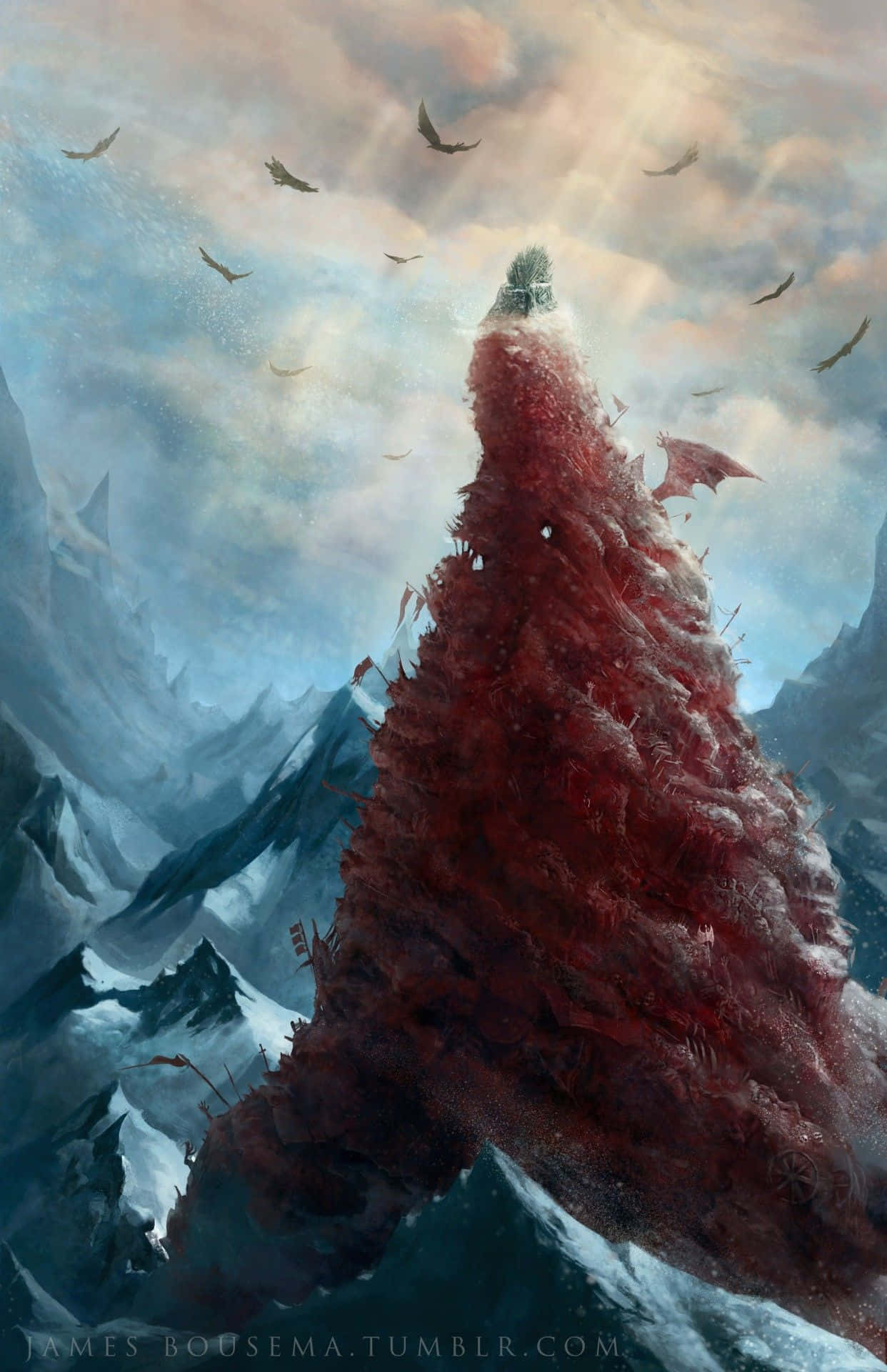 Episk opgør i Winterfell - Game of Thrones scene Wallpapers
