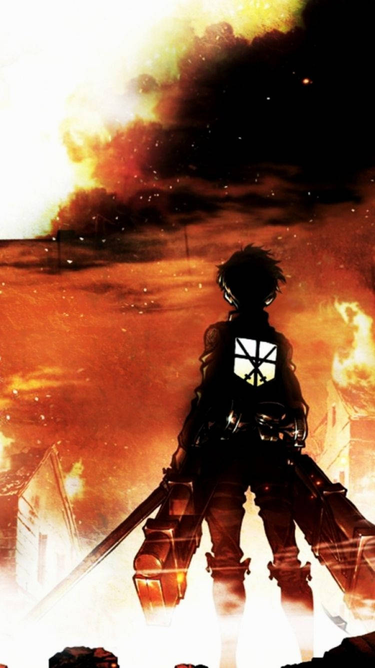 Eren Jaeger, hovedperson i Attack on Titan Wallpapers