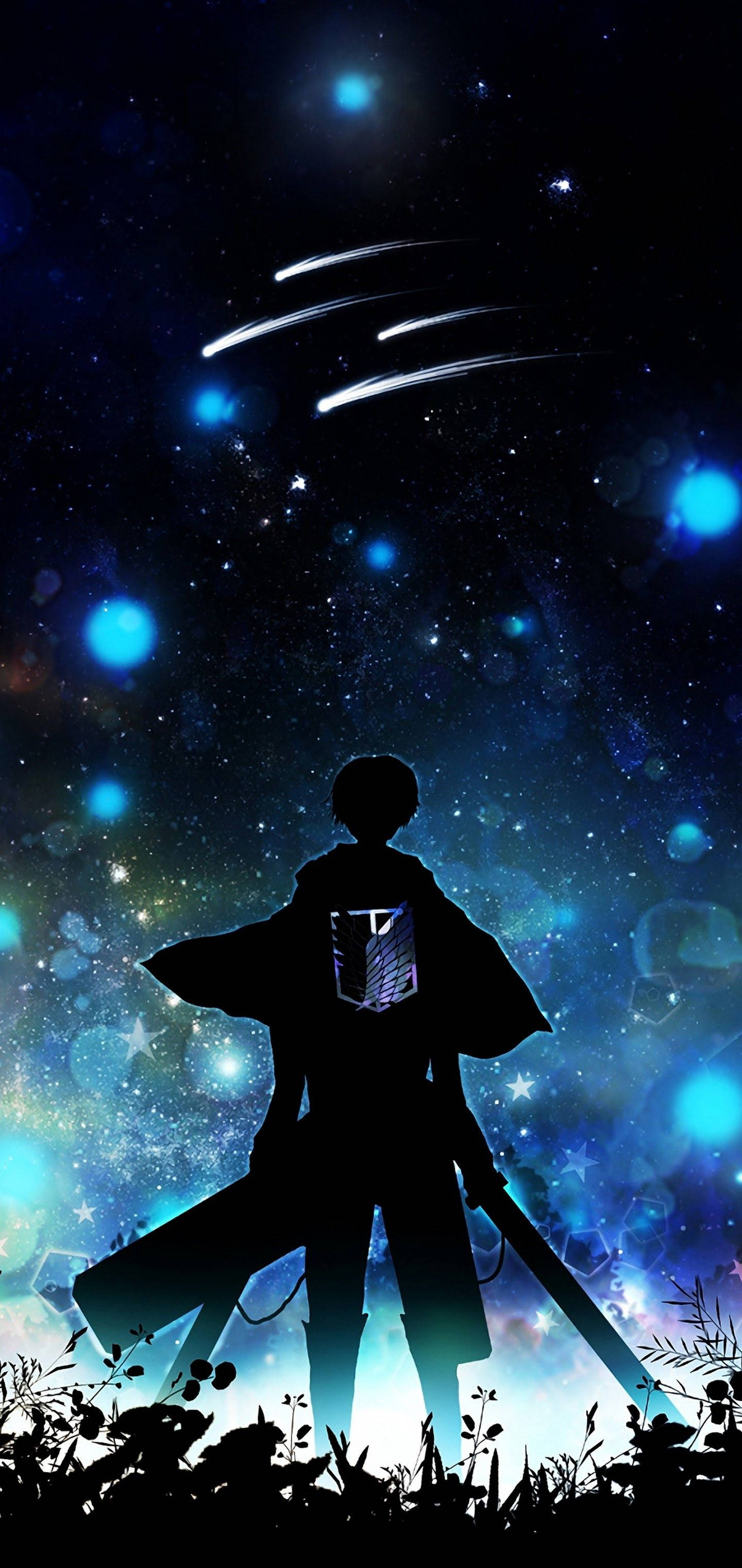 Eren Silhuet Attack On Titan iPhone Wallpapers