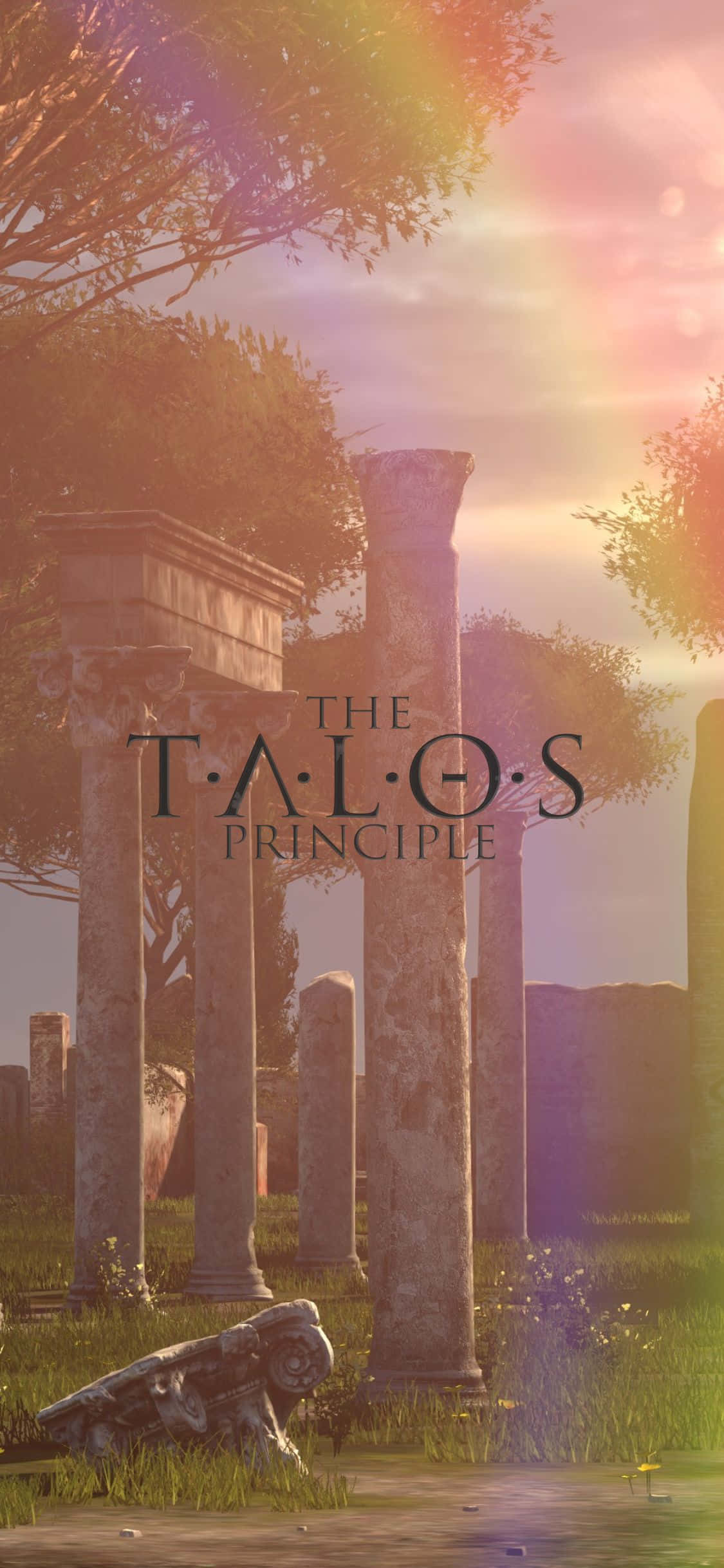 Erobr den gamle labyrint med iPhone XS The Talos Principle Wallpapers