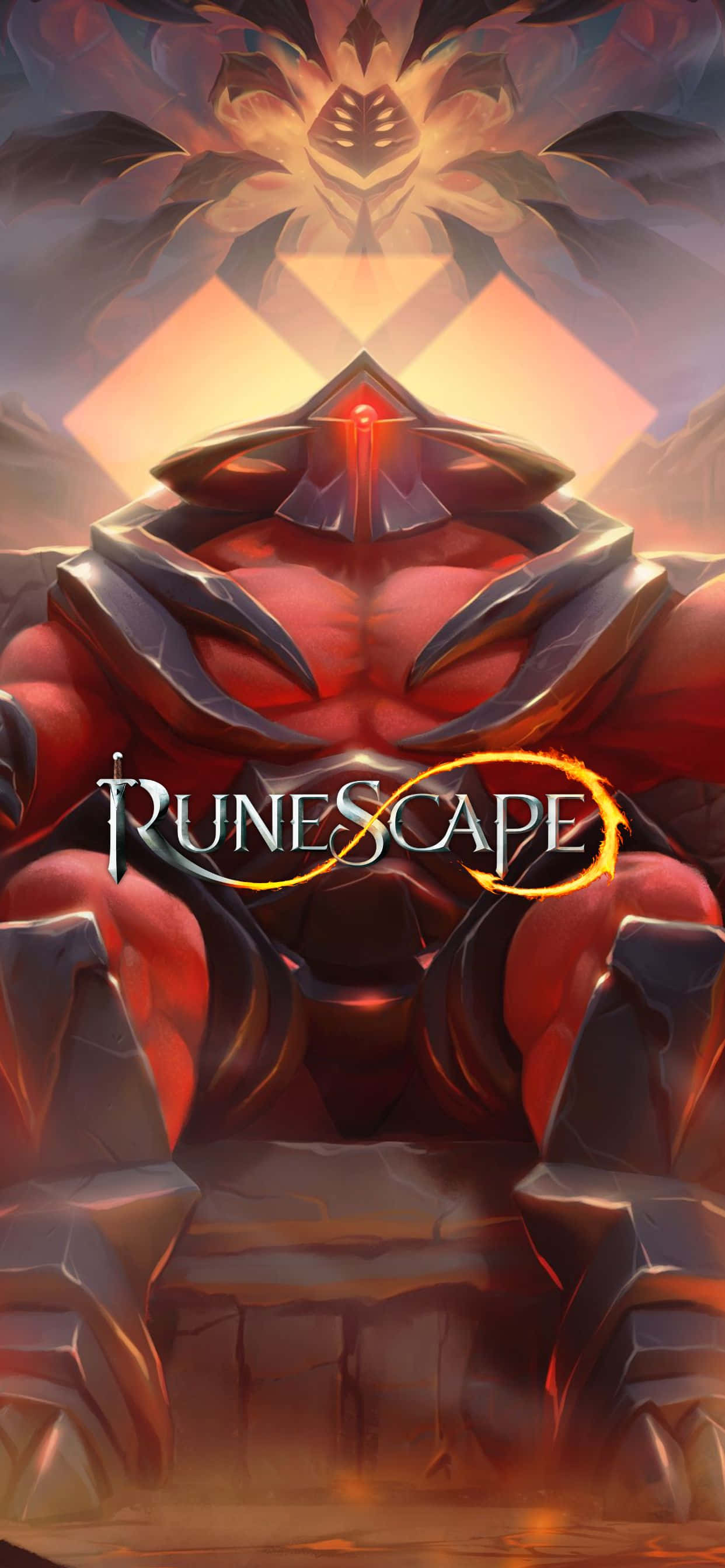 Erobr Runescapes verden på iPhone Xs Max Wallpapers