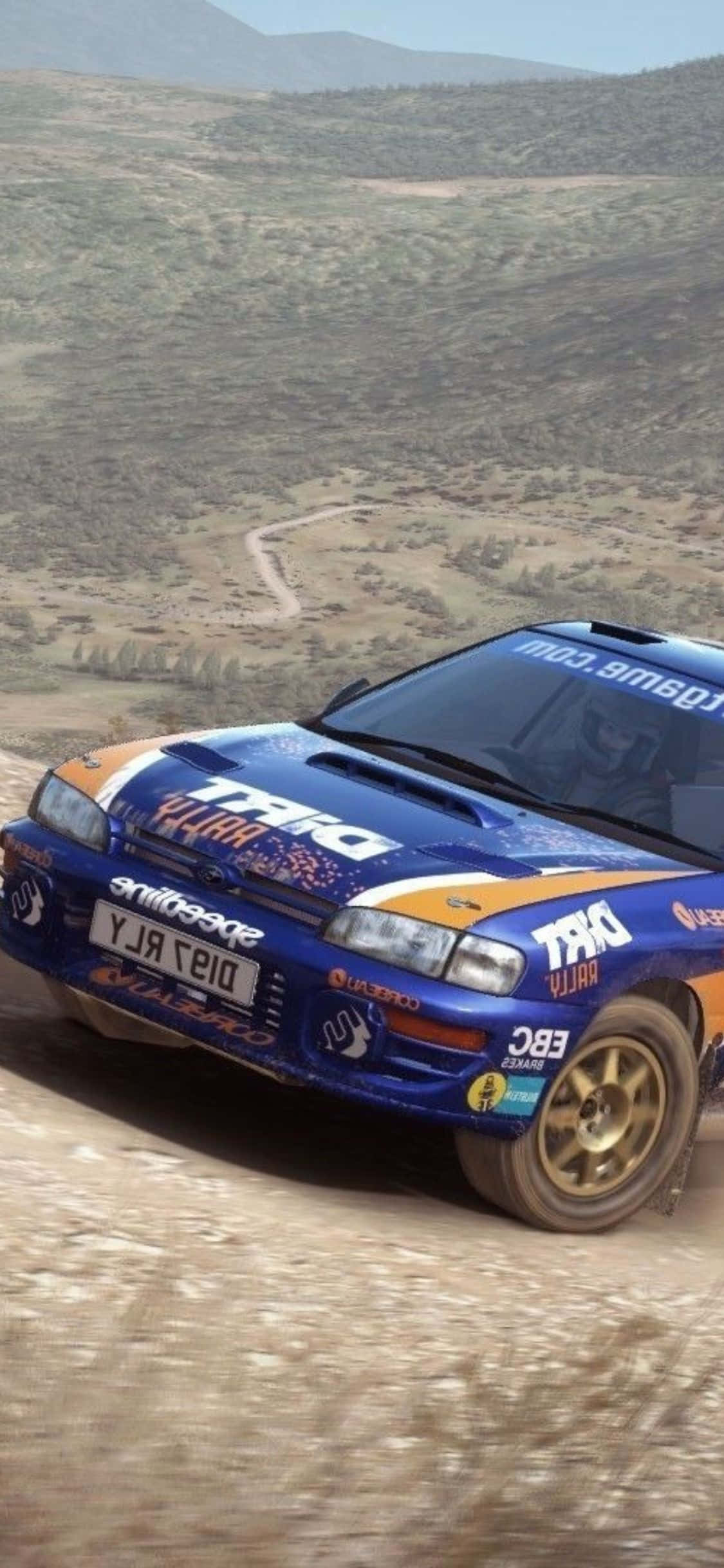Erobre banen med iPhone Xs Dirt Rally Wallpapers