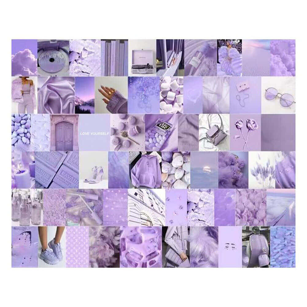 Et abstrakt collage af farver, former og teksturer. Wallpapers