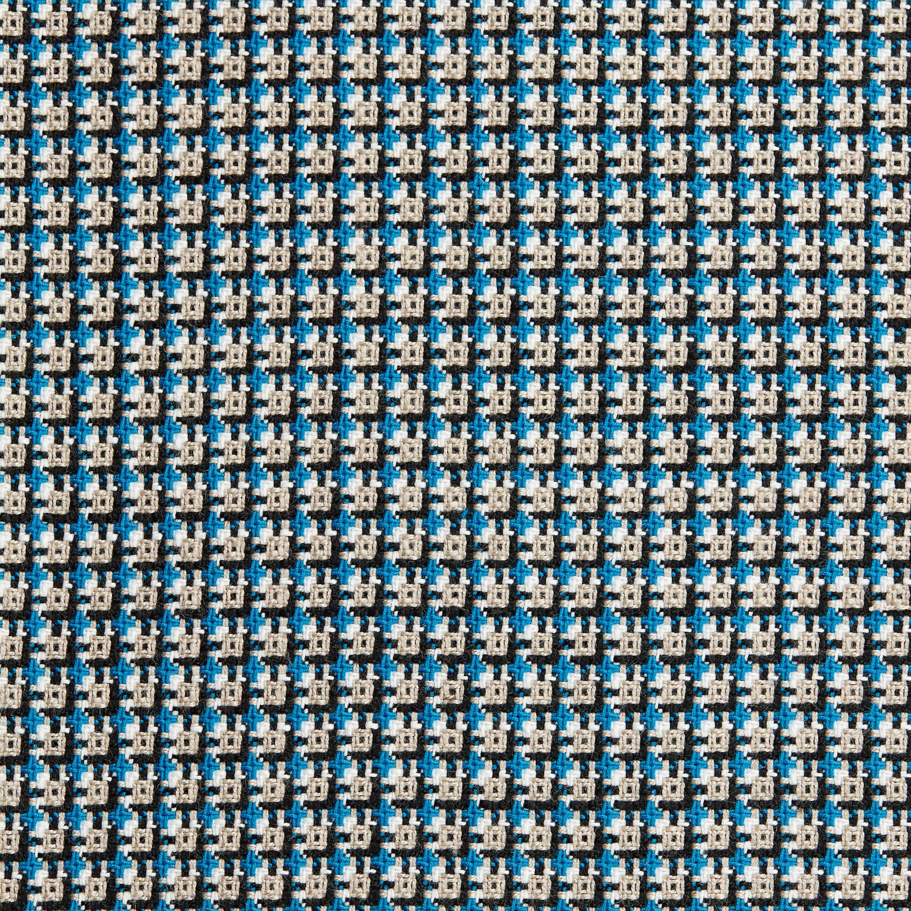 et blåt og hvidt mønster med mange små firkanter Wallpapers