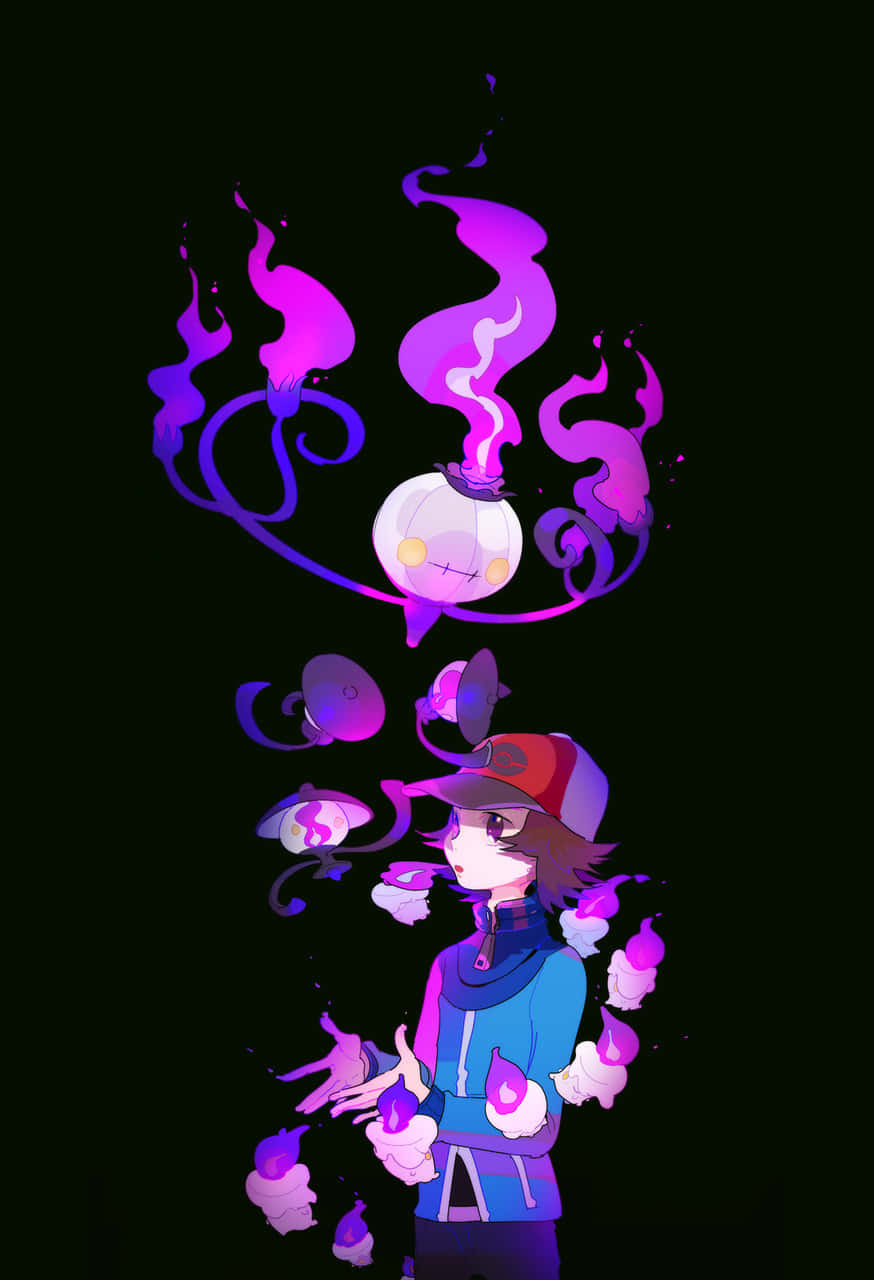 Et ensemble af Lampent og Litwick oplyser mørket Wallpapers