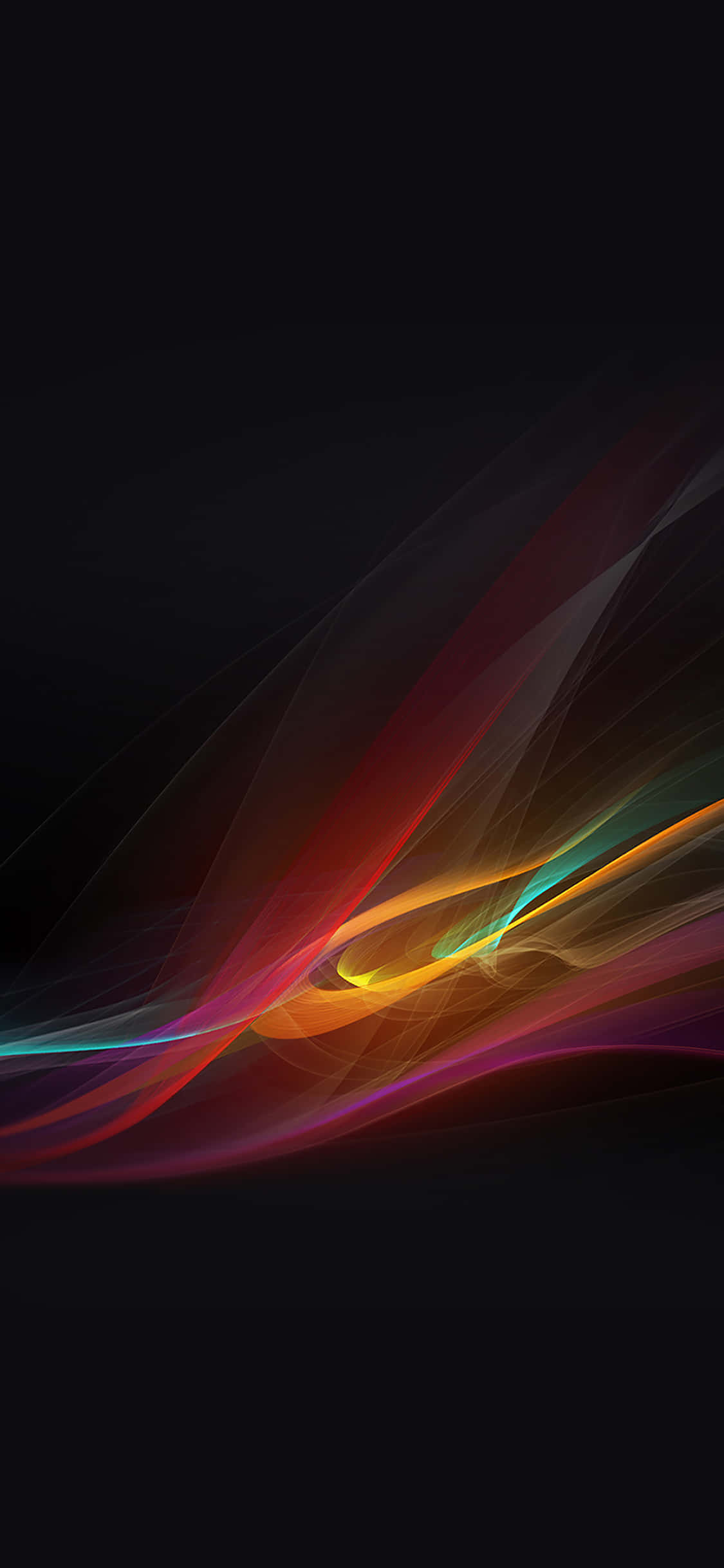 et farverigt abstrakt baggrund med en sort baggrund Wallpapers