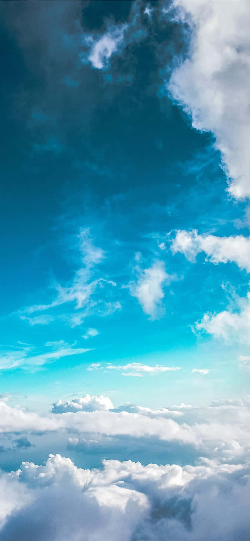 Et fly flyver over skyerne Wallpapers