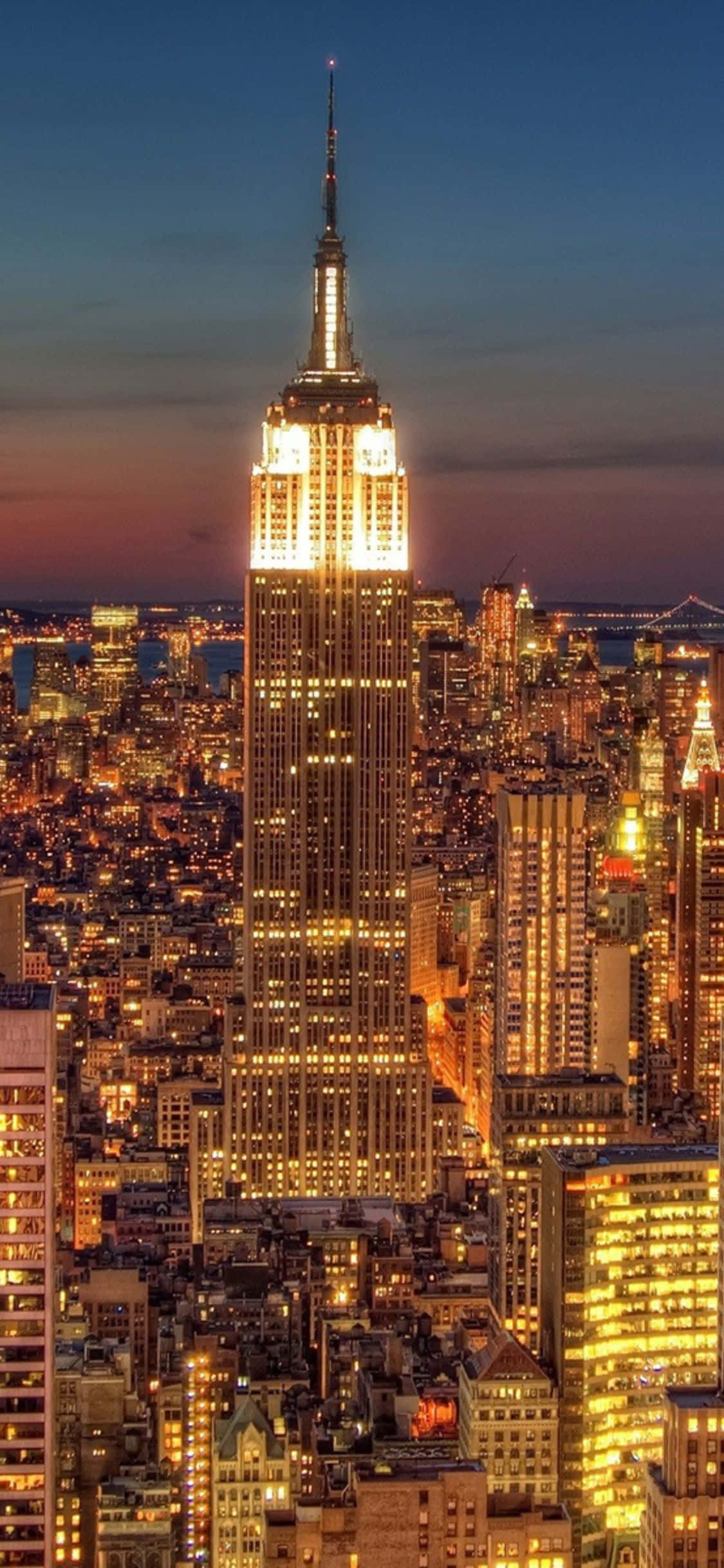 Et iøjnefaldende syn af Big Apple - New York City Wallpapers