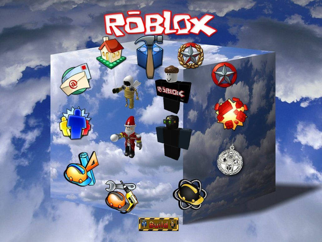 Et ikonisk billede, der repræsenterer Roblox' kraft Wallpapers