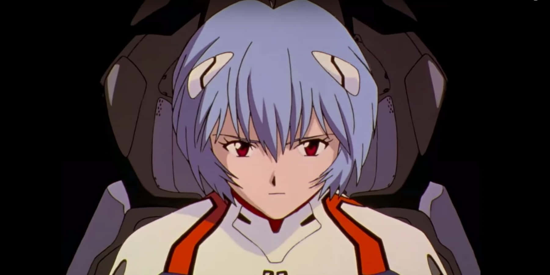 Et øjeblik af stilhed mellem Shinji og Eva-01 i Neon Genesis Evangelion. Wallpapers