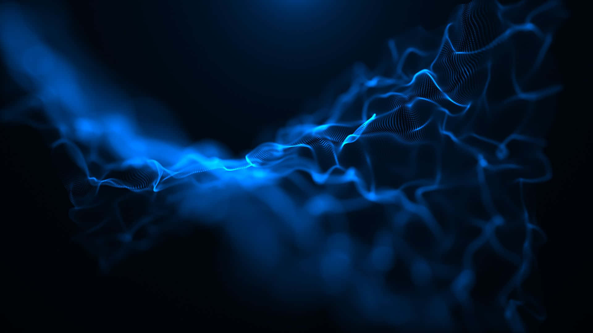 Et levende og fængslende køligt blåt abstrakt baggrundsbillede. Wallpapers