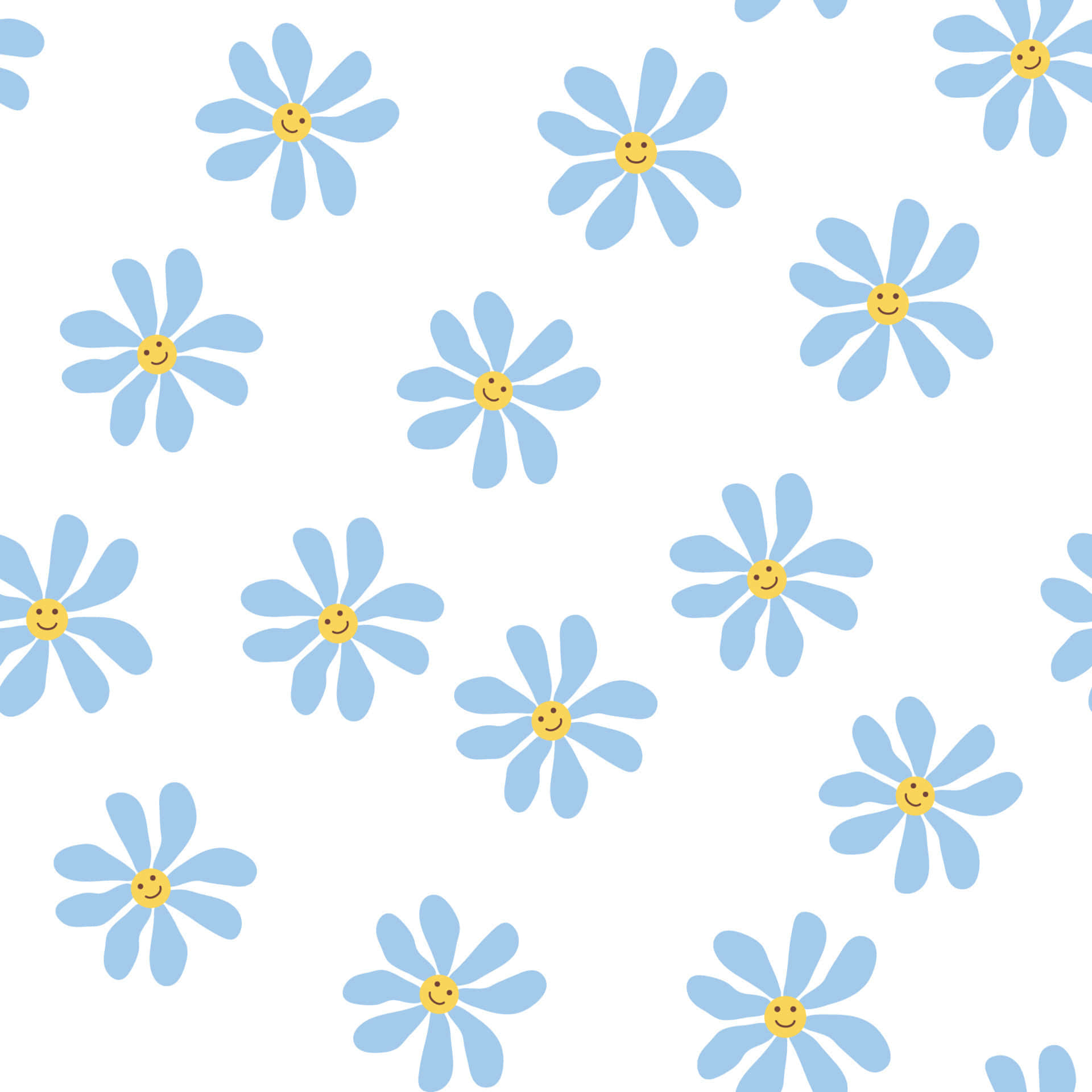 Et livligt mønstret 70'er-inspireret blomstret tapet. Wallpapers