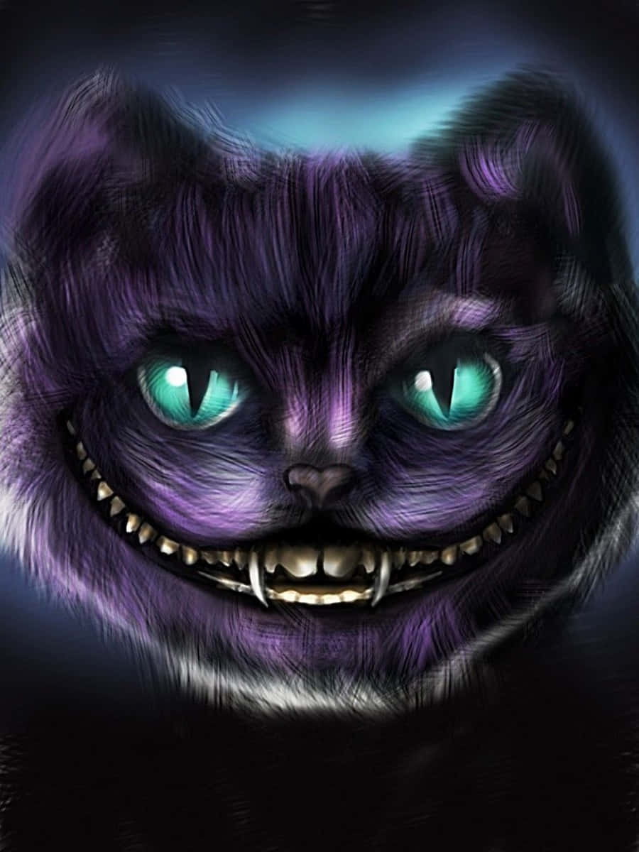"Et lunefuldt smil fra Cheshire-katten" Wallpapers