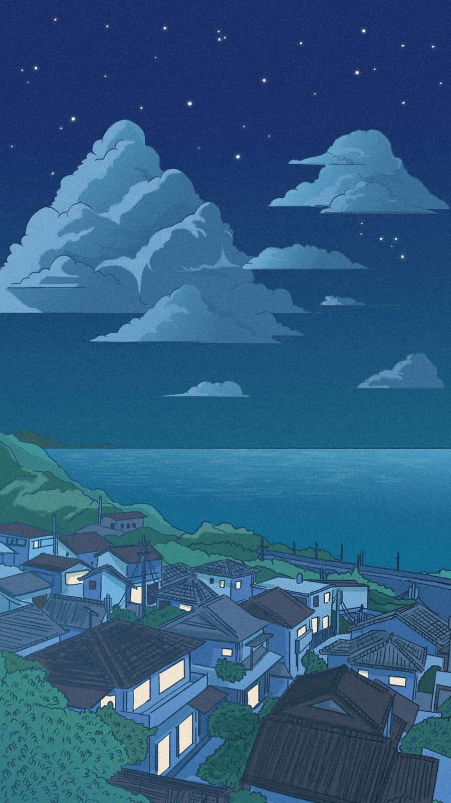 Et oprørsk persongalleri af anime-æstetik Wallpapers