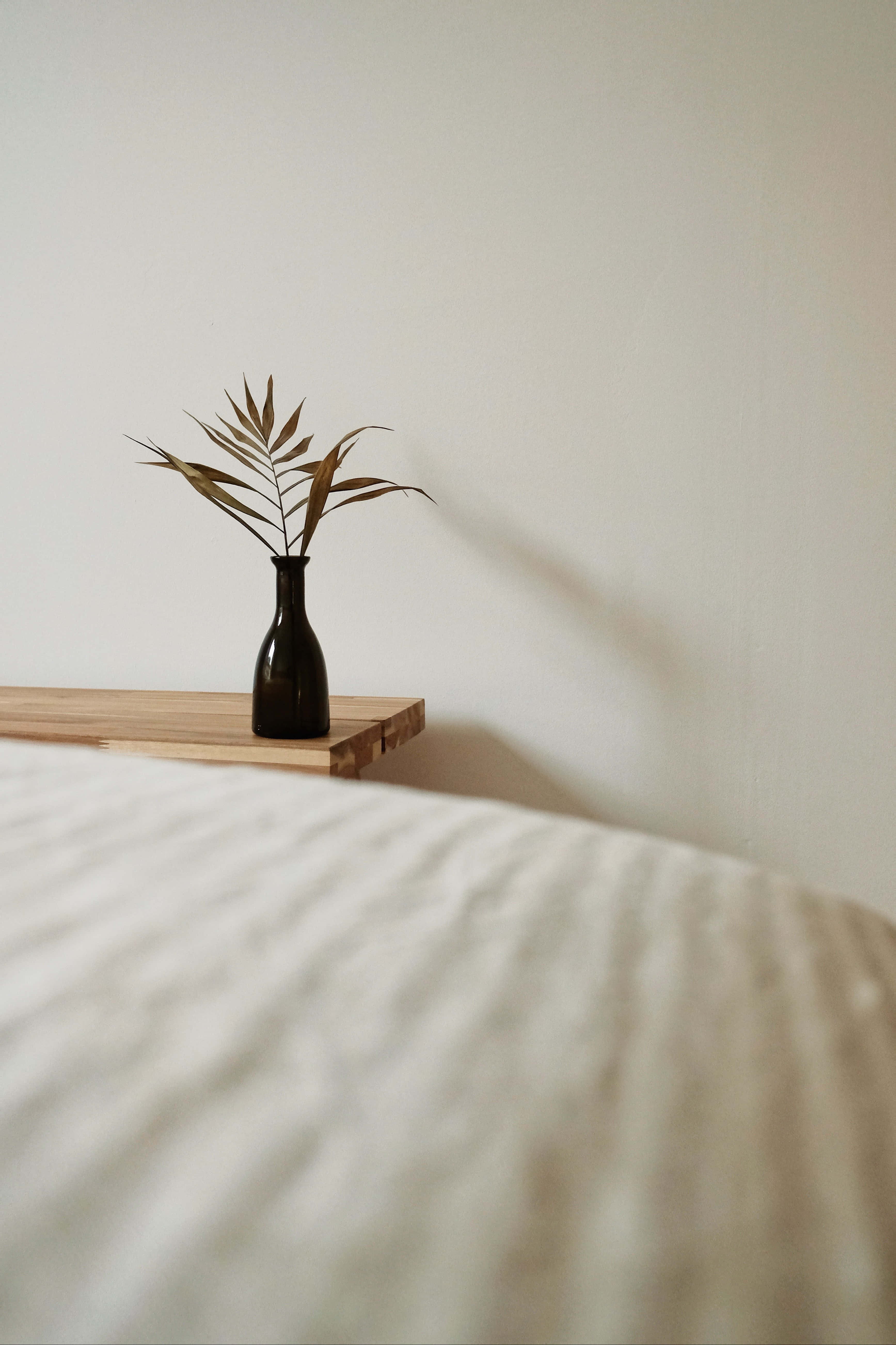 Et roligt beige rum med varme accenter og subtil indretning. Wallpapers