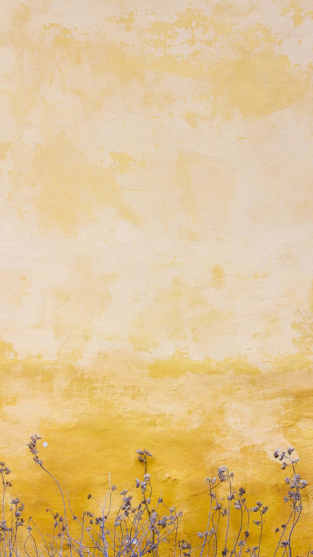 Et roligt motiv med en pastelgul baggrund Wallpapers