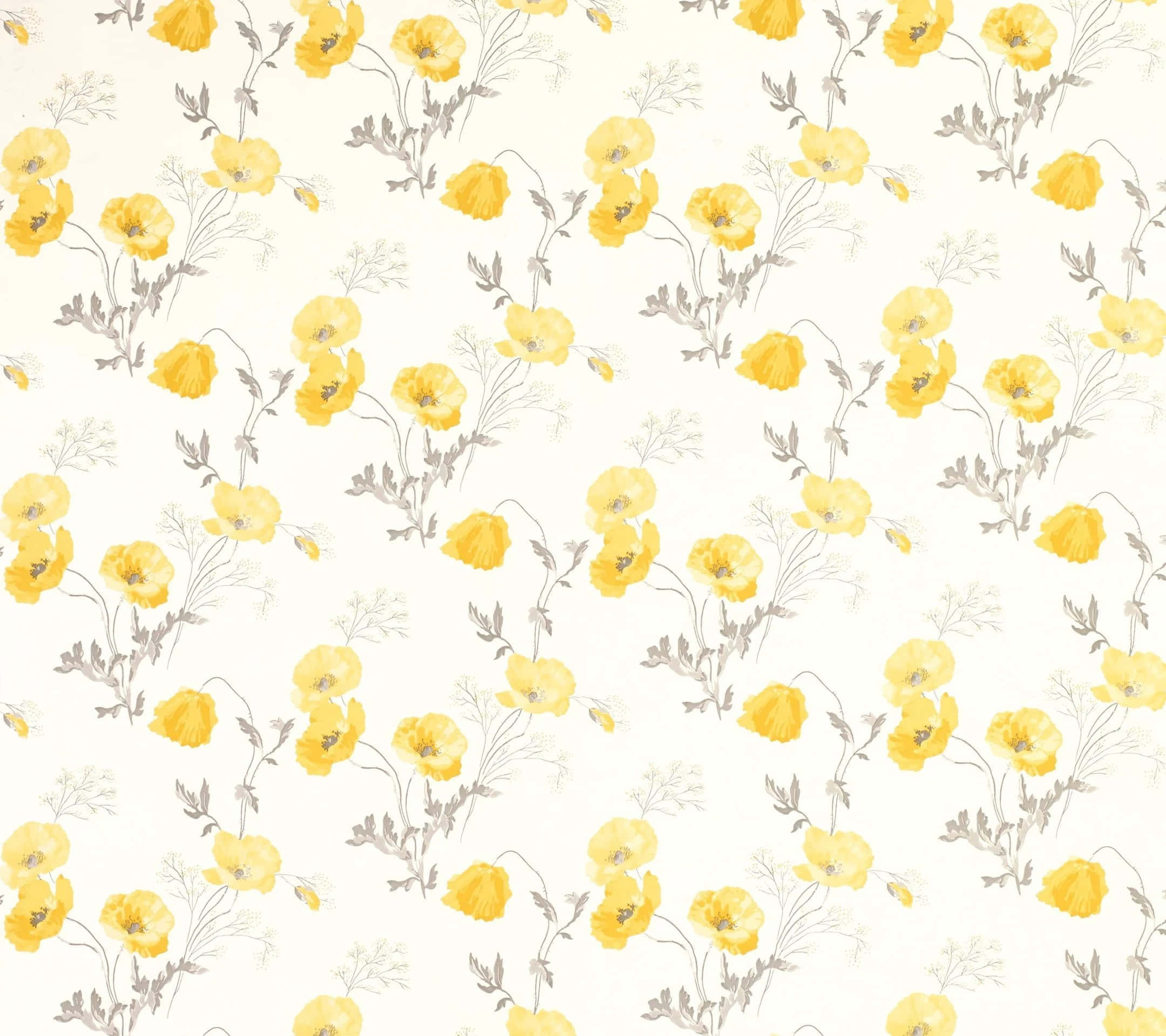 Et roligt studie i pastelgul Wallpapers